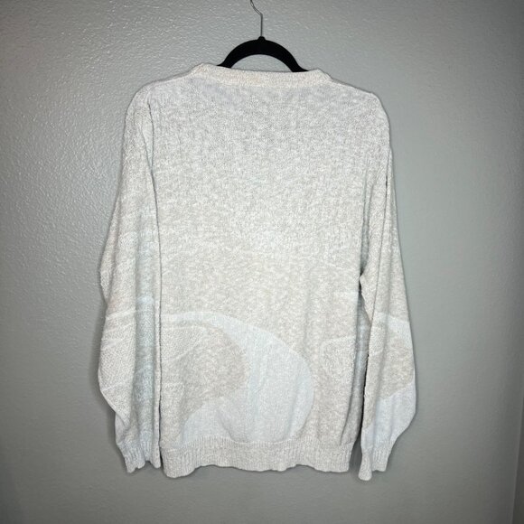 Cypress Links Golf Wear‎ Vintage Embroidered Sweater Mens Size XL Knit Neutral - Picture 6 of 6